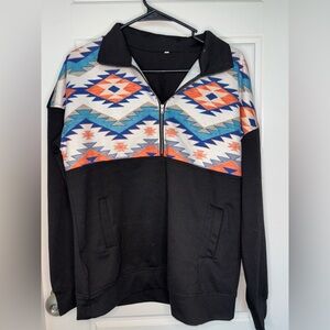 Women’s Small SHEIN Western Aztec Pullover‎